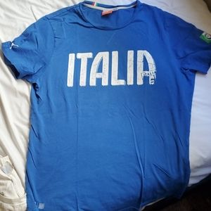 Blue Puma Italia Tee